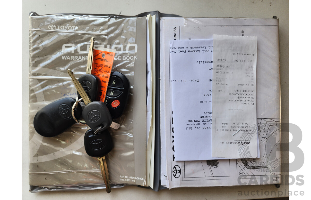 5/2007 Toyota Aurion AT-X GSV40R 4d Sedan Gold 3.5L