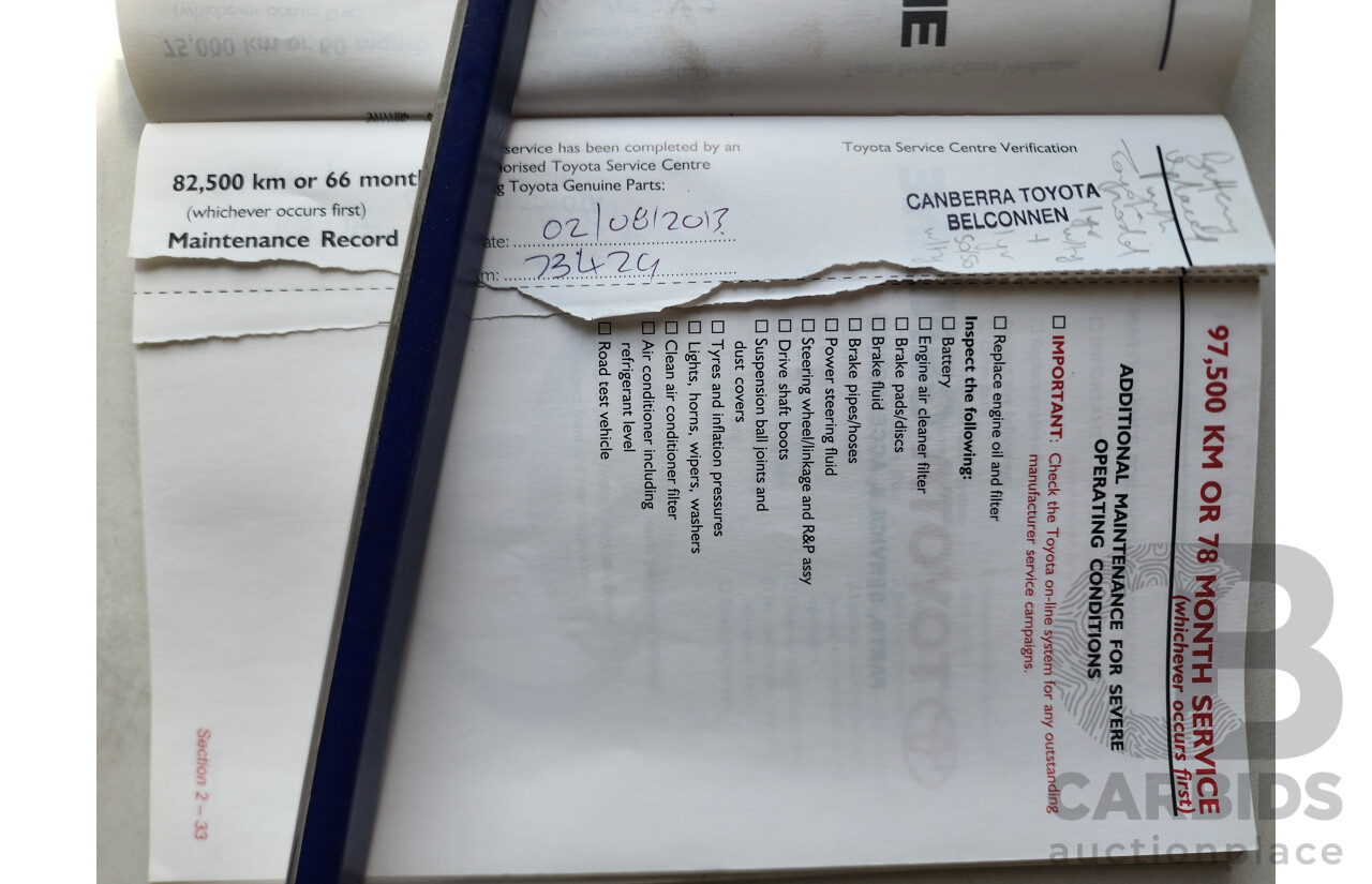 5/2007 Toyota Aurion AT-X GSV40R 4d Sedan Gold 3.5L