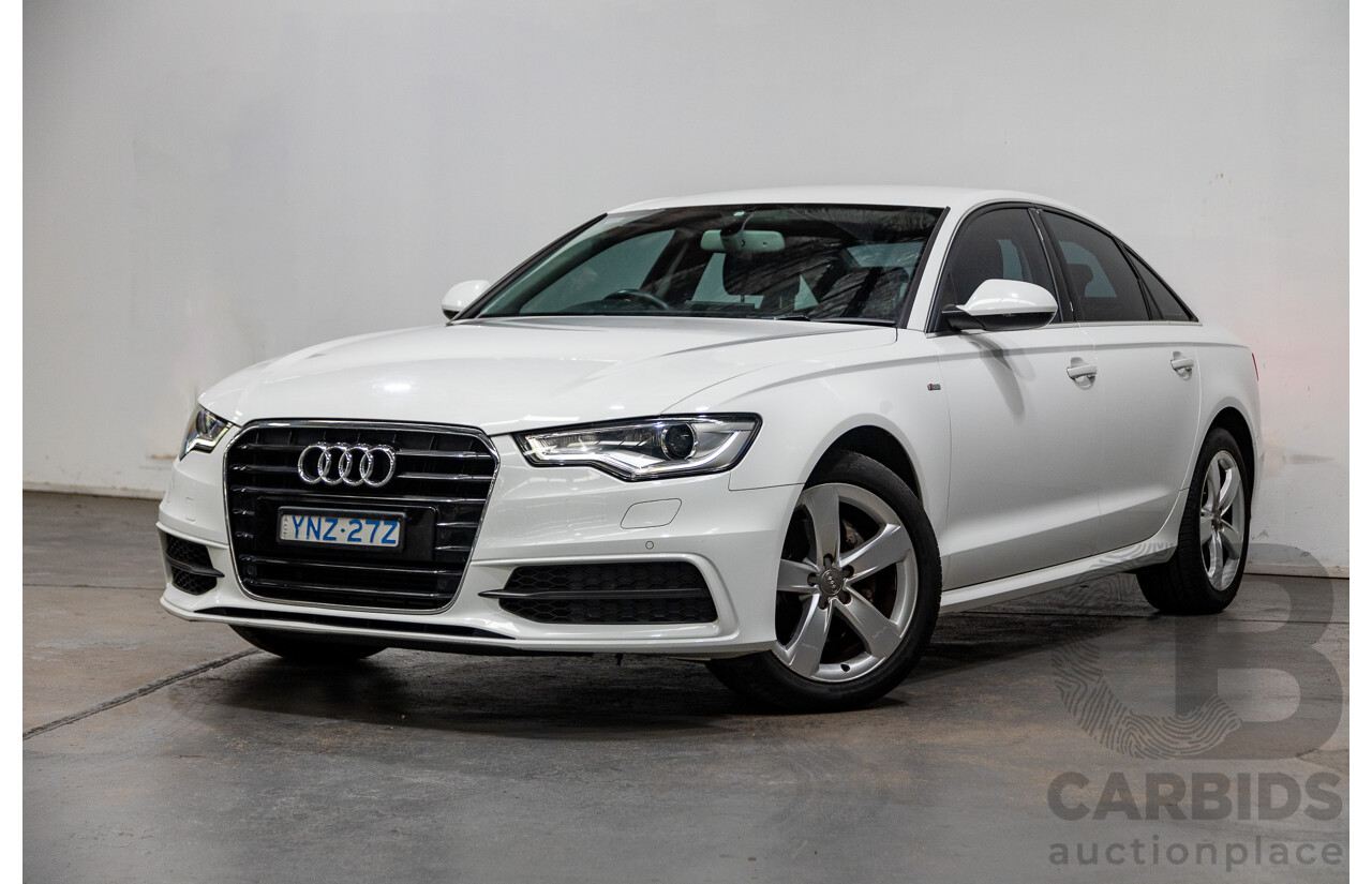 3/2014 Audi A6 2.0 TDI 4GL MY14 4d Sedan Ibis White 2.0L - Turbo Diesel