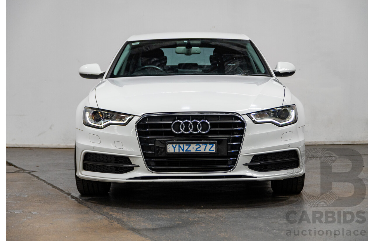 3/2014 Audi A6 2.0 TDI 4GL MY14 4d Sedan Ibis White 2.0L - Turbo Diesel