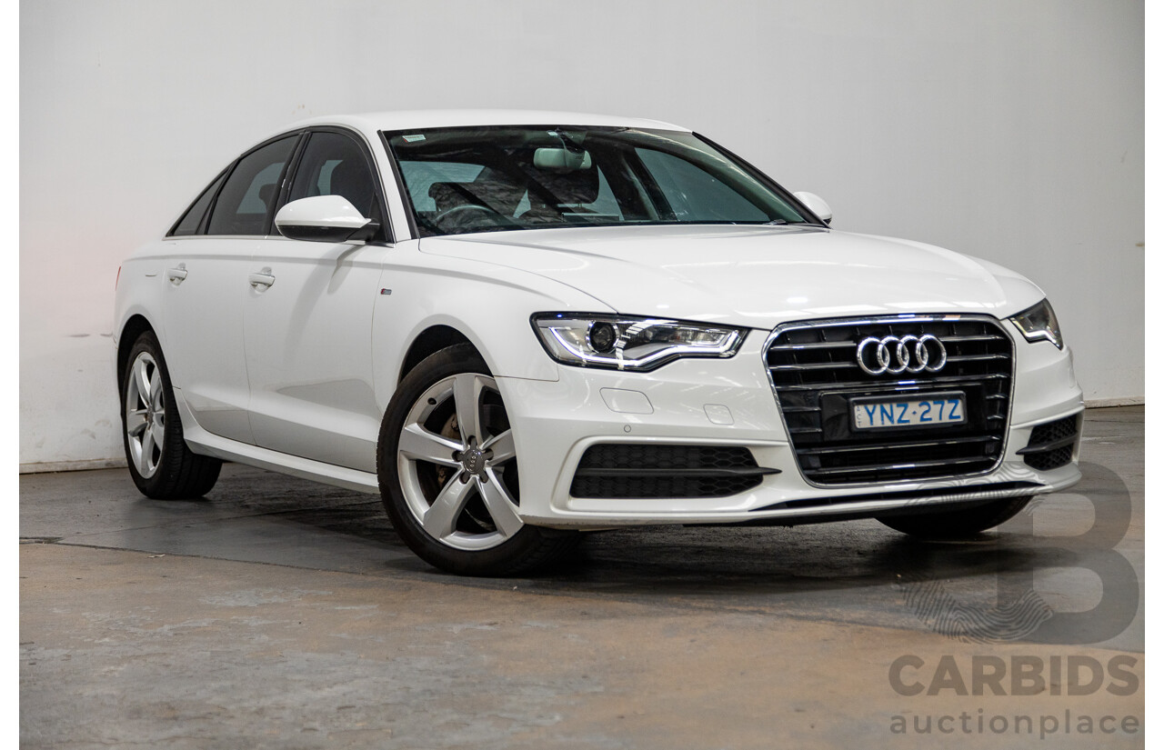 3/2014 Audi A6 2.0 TDI 4GL MY14 4d Sedan Ibis White 2.0L - Turbo Diesel