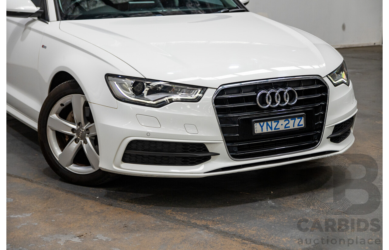 3/2014 Audi A6 2.0 TDI 4GL MY14 4d Sedan Ibis White 2.0L - Turbo Diesel