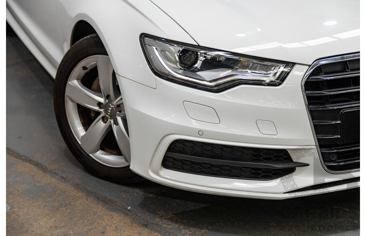 3/2014 Audi A6 2.0 TDI 4GL MY14 4d Sedan Ibis White 2.0L - Turbo Diesel