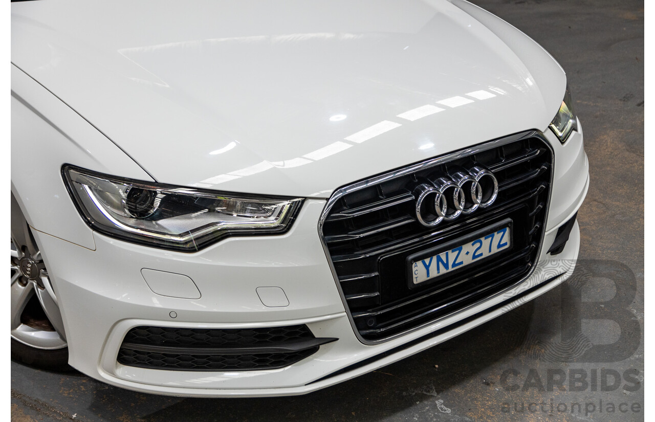 3/2014 Audi A6 2.0 TDI 4GL MY14 4d Sedan Ibis White 2.0L - Turbo Diesel