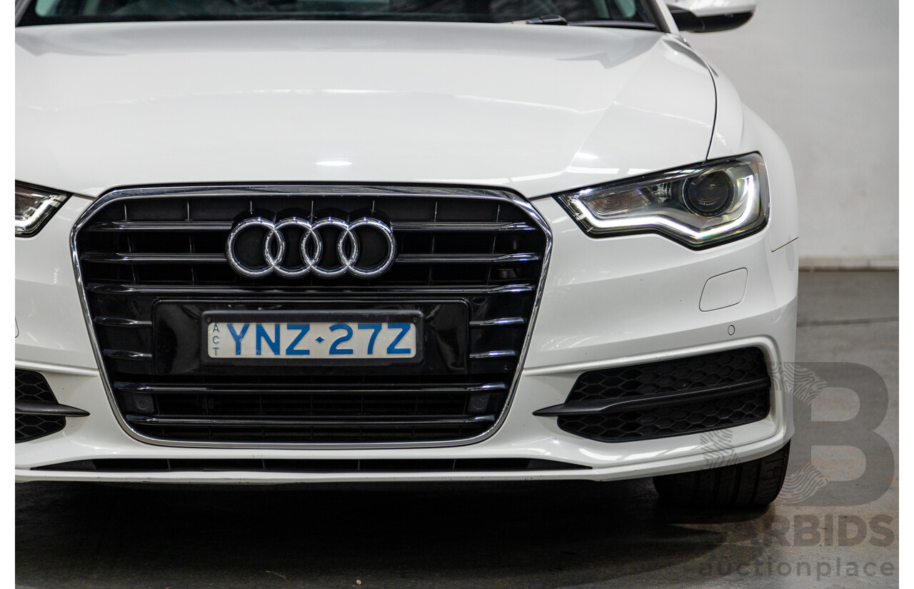 3/2014 Audi A6 2.0 TDI 4GL MY14 4d Sedan Ibis White 2.0L - Turbo Diesel