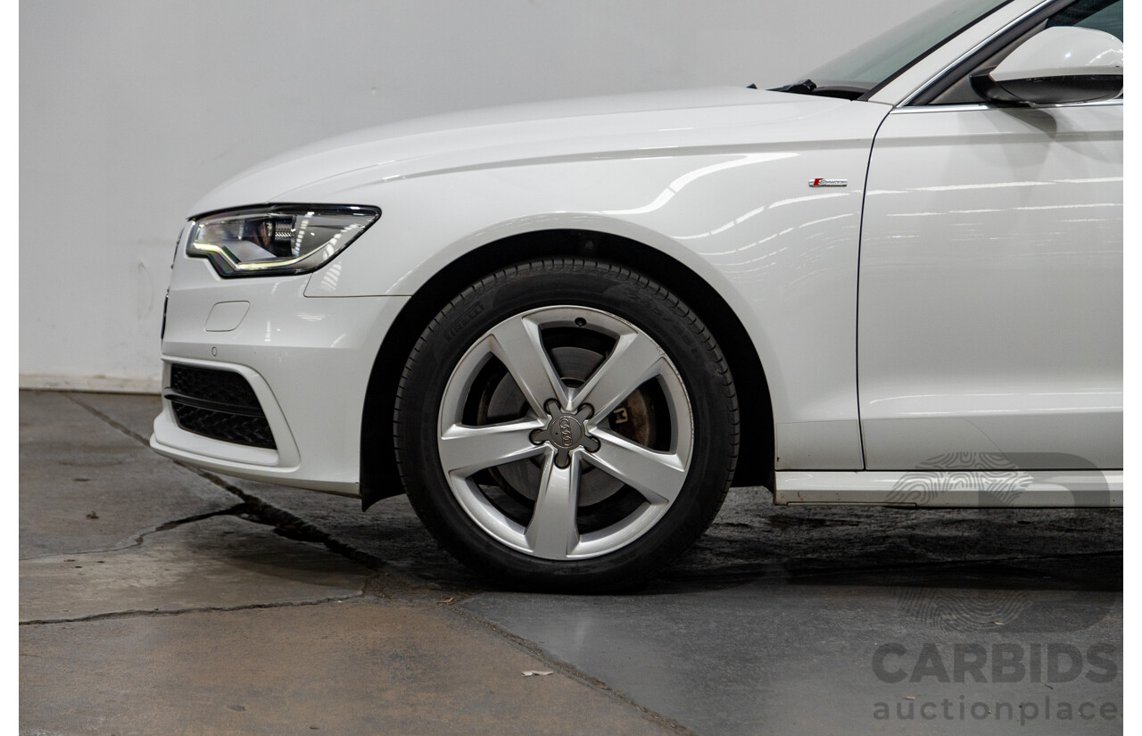 3/2014 Audi A6 2.0 TDI 4GL MY14 4d Sedan Ibis White 2.0L - Turbo Diesel