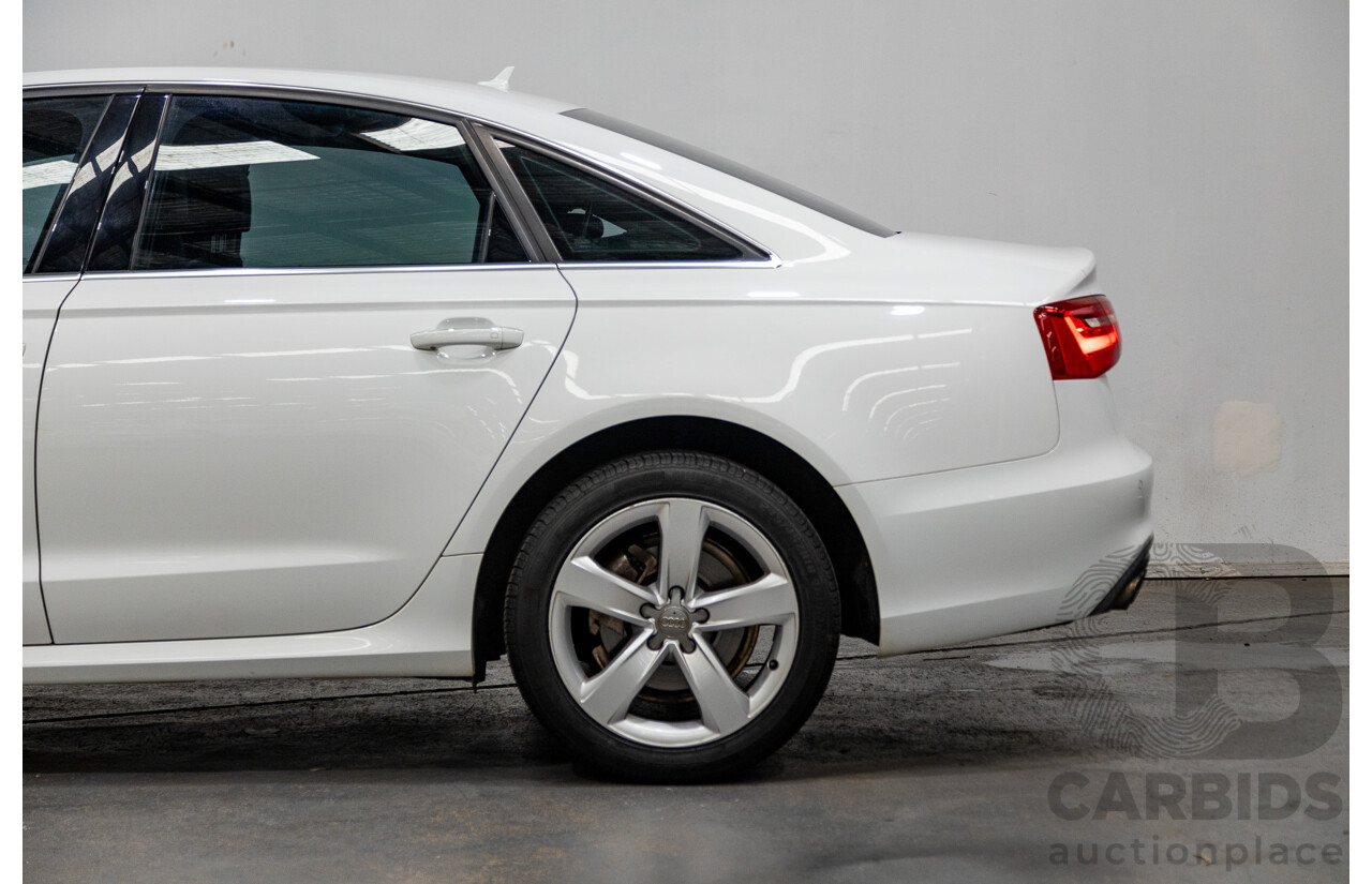 3/2014 Audi A6 2.0 TDI 4GL MY14 4d Sedan Ibis White 2.0L - Turbo Diesel