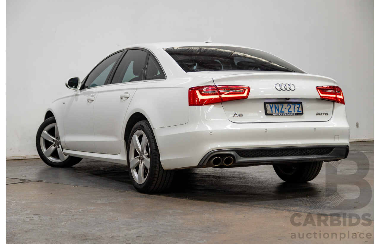 3/2014 Audi A6 2.0 TDI 4GL MY14 4d Sedan Ibis White 2.0L - Turbo Diesel