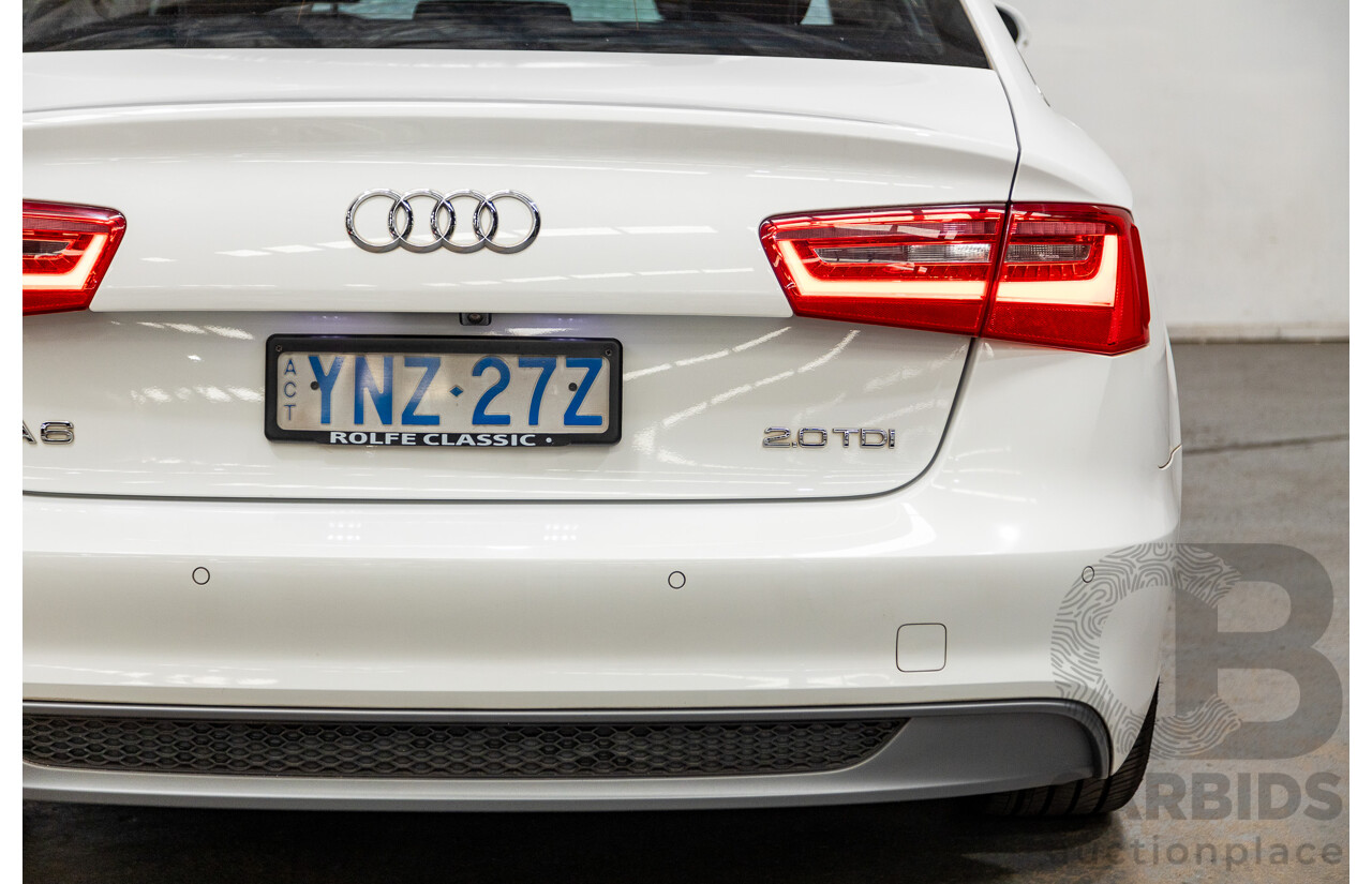 3/2014 Audi A6 2.0 TDI 4GL MY14 4d Sedan Ibis White 2.0L - Turbo Diesel
