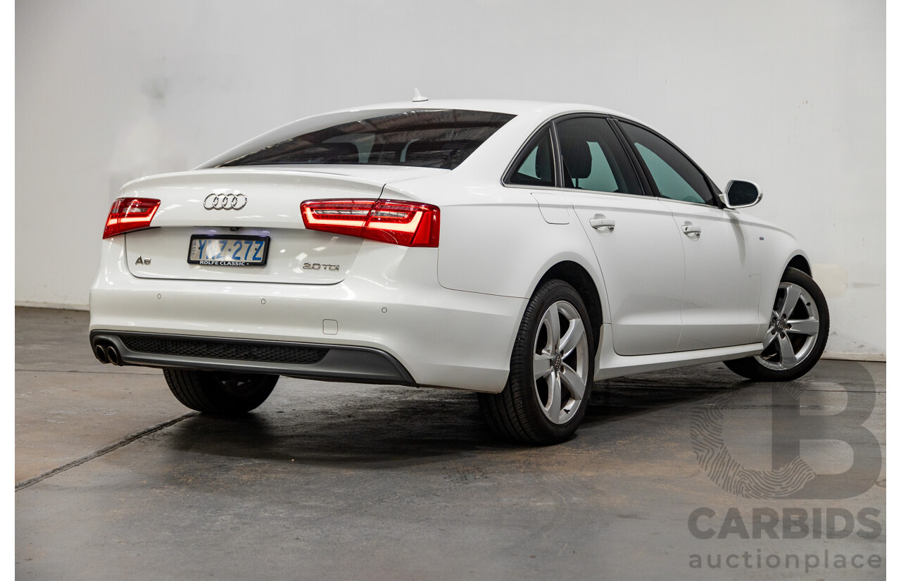 3/2014 Audi A6 2.0 TDI 4GL MY14 4d Sedan Ibis White 2.0L - Turbo Diesel