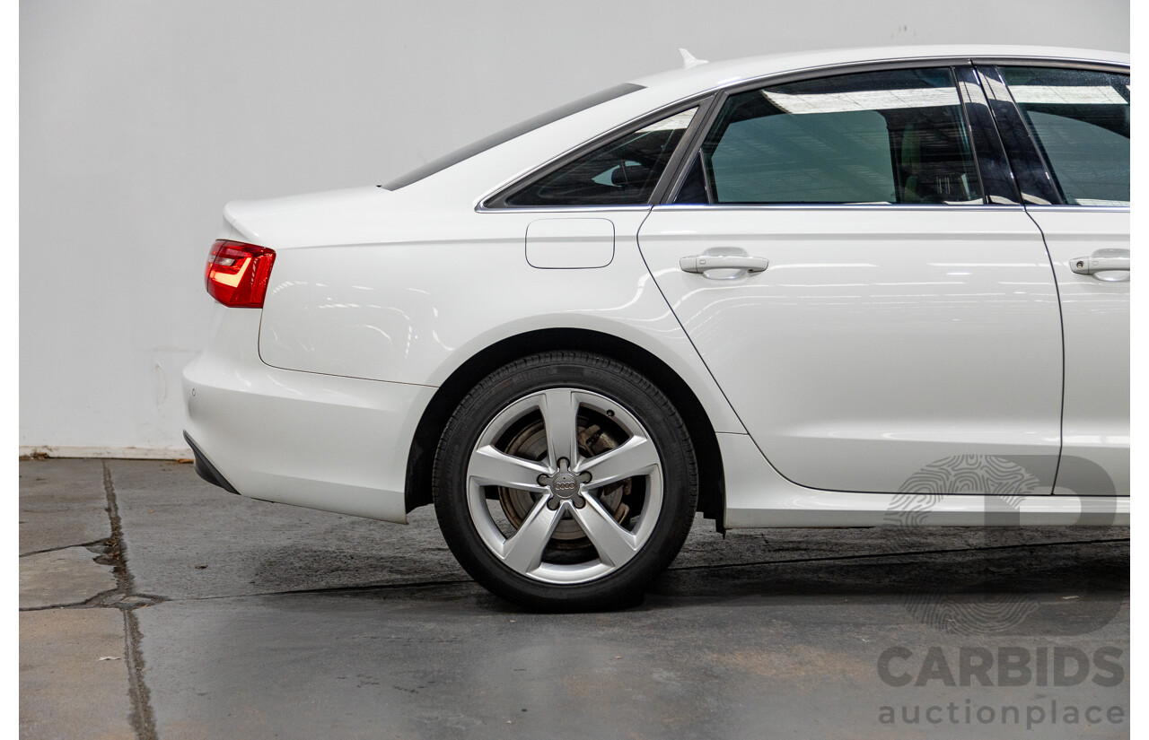 3/2014 Audi A6 2.0 TDI 4GL MY14 4d Sedan Ibis White 2.0L - Turbo Diesel