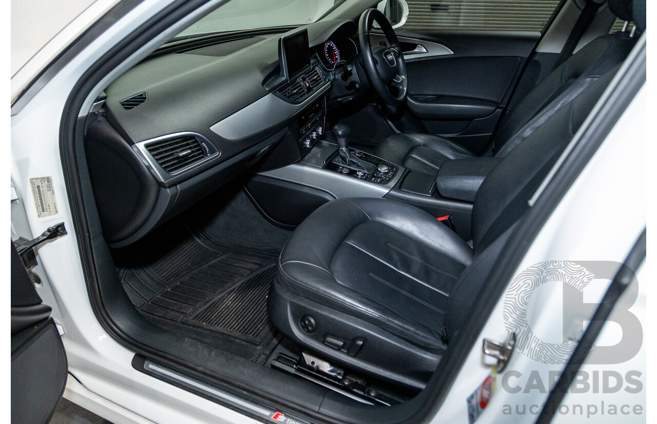 3/2014 Audi A6 2.0 TDI 4GL MY14 4d Sedan Ibis White 2.0L - Turbo Diesel