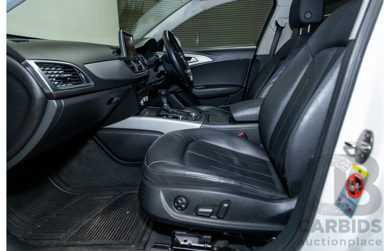 3/2014 Audi A6 2.0 TDI 4GL MY14 4d Sedan Ibis White 2.0L - Turbo Diesel