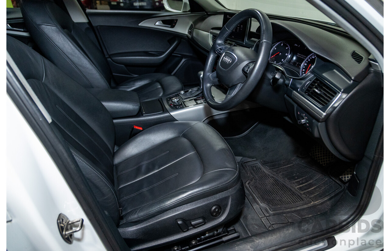 3/2014 Audi A6 2.0 TDI 4GL MY14 4d Sedan Ibis White 2.0L - Turbo Diesel