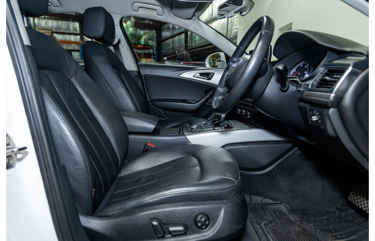 3/2014 Audi A6 2.0 TDI 4GL MY14 4d Sedan Ibis White 2.0L - Turbo Diesel