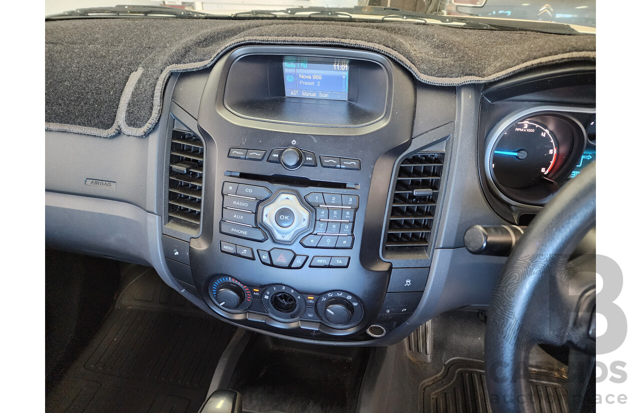 9/2011 Ford Ranger XL 3.2 (4x4) PX Dual Cab Utility White 3.2L