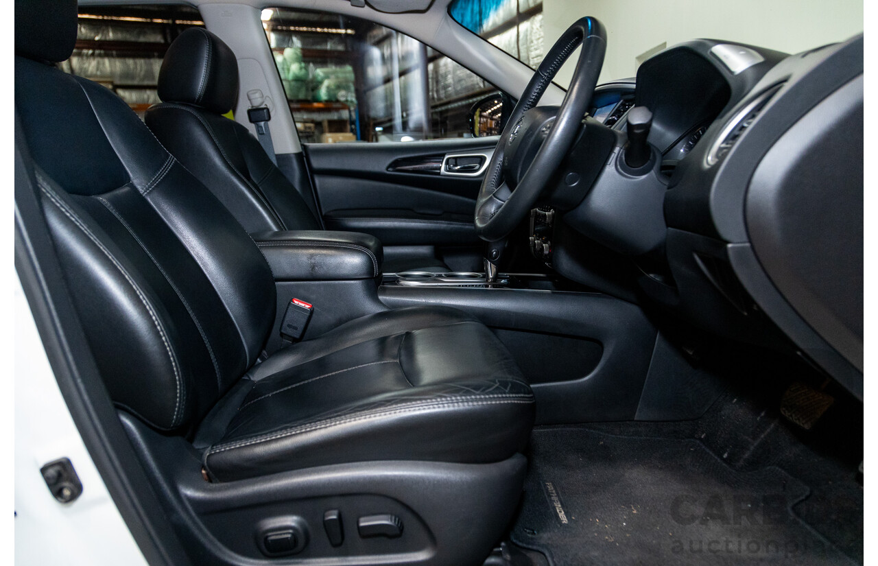 10/2014 Nissan Pathfinder ST-L R52 4d Wagon Ivory Pearl White V6 3.5L