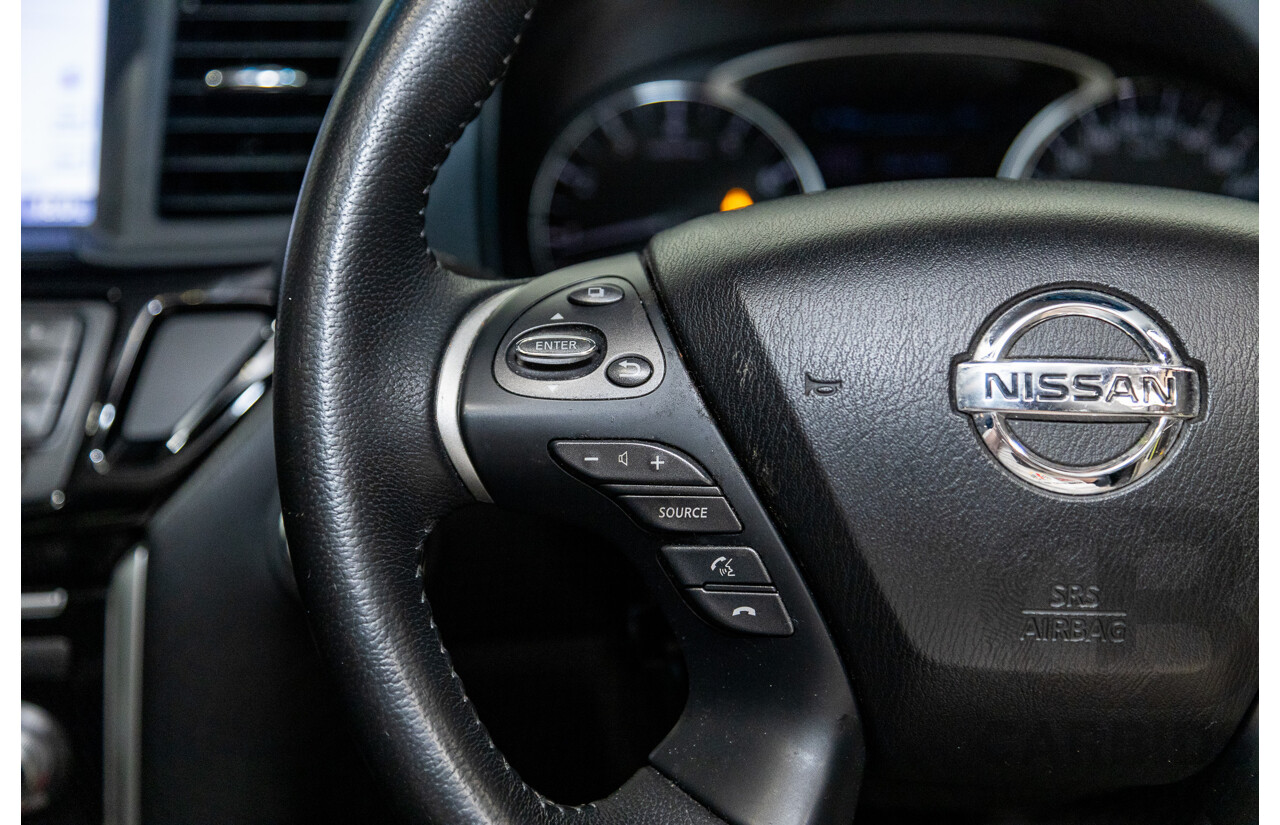 10/2014 Nissan Pathfinder ST-L R52 4d Wagon Ivory Pearl White V6 3.5L