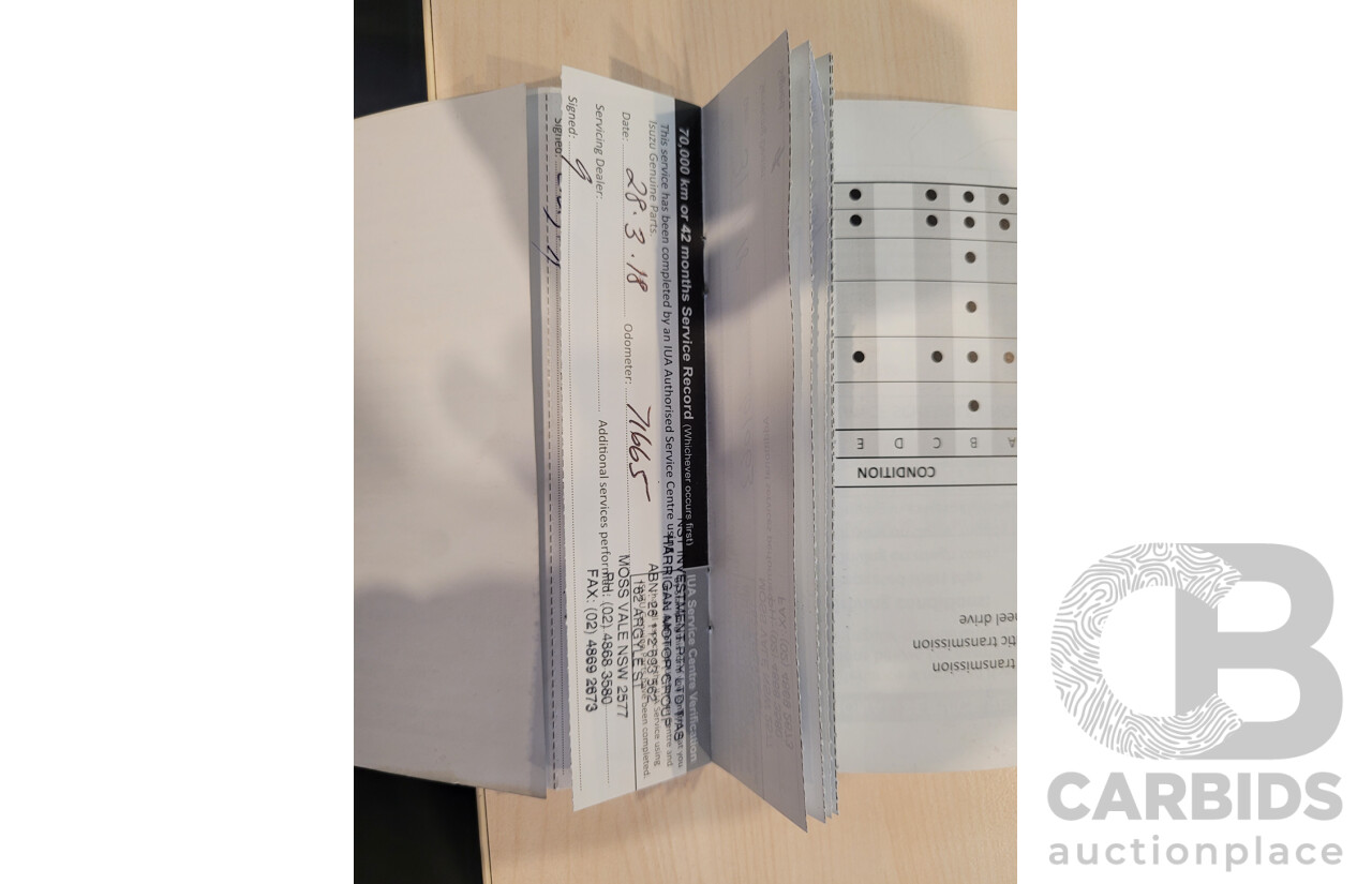 10/2016 Isuzu Mu-X LS-M (4x4) UC 4d Wagon Grey 3.0L