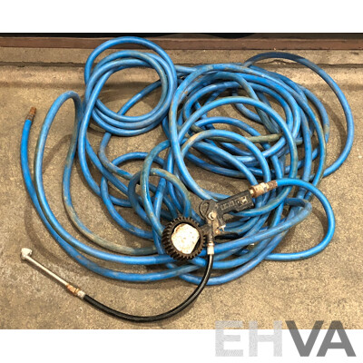 Ferrua Electric Air Compressor with Air Line and Tyre Inflating Attachment