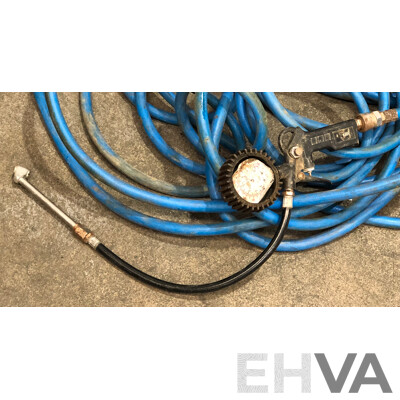 Ferrua Electric Air Compressor with Air Line and Tyre Inflating Attachment