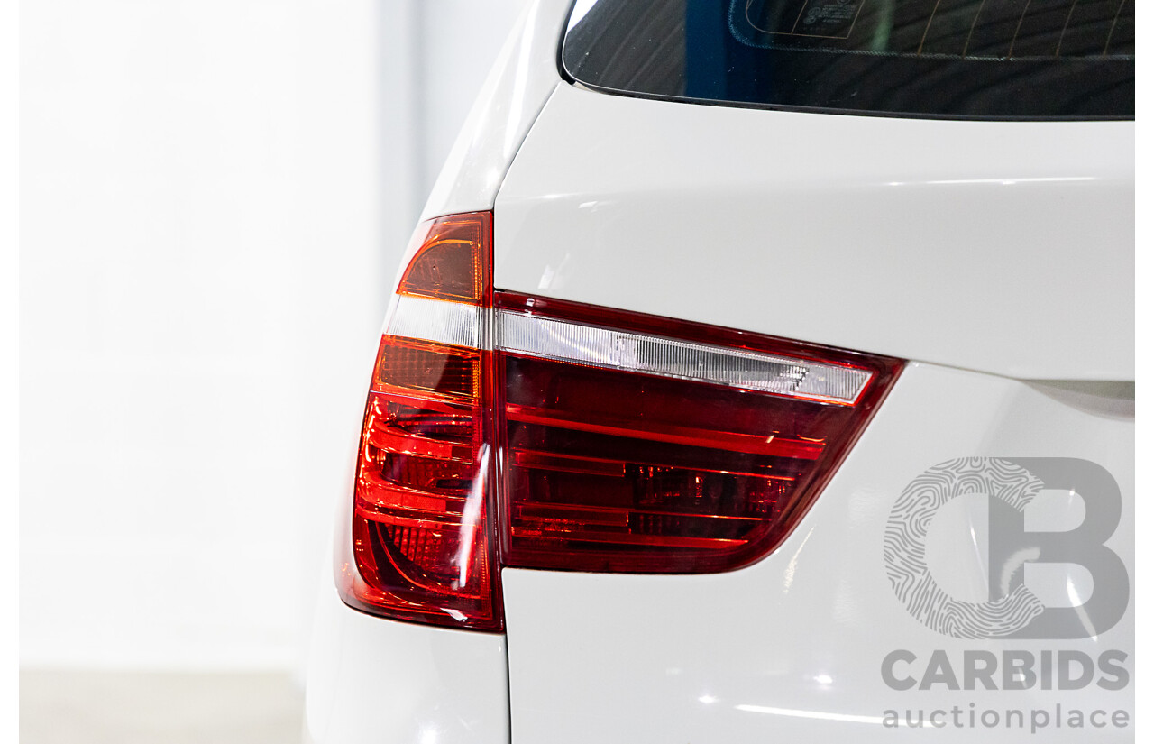 1/2012 Bmw X3 Xdrive 20i F25 4d Wagon Alpine White 2.0L