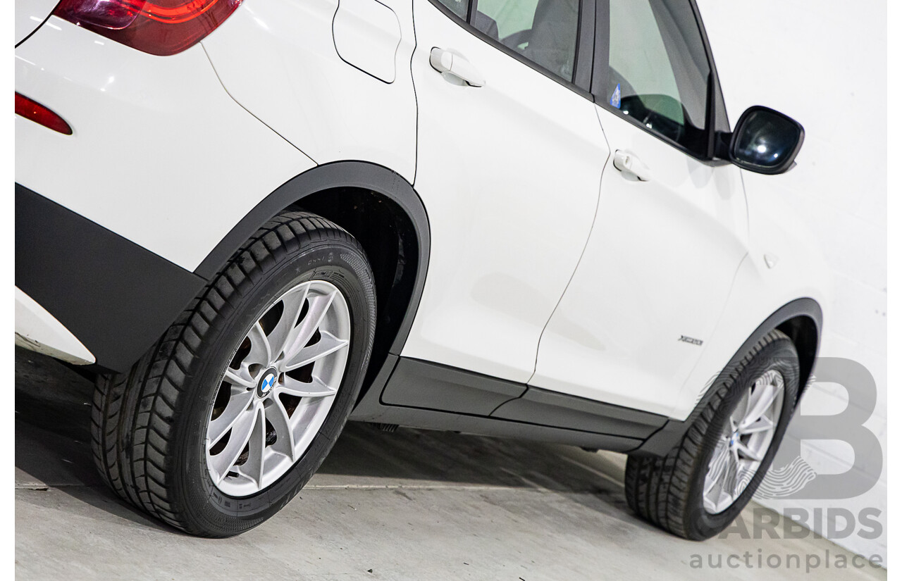 1/2012 Bmw X3 Xdrive 20i F25 4d Wagon Alpine White 2.0L