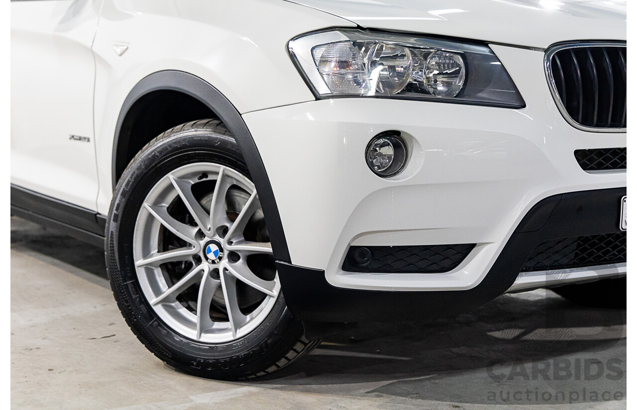 1/2012 Bmw X3 Xdrive 20i F25 4d Wagon Alpine White 2.0L