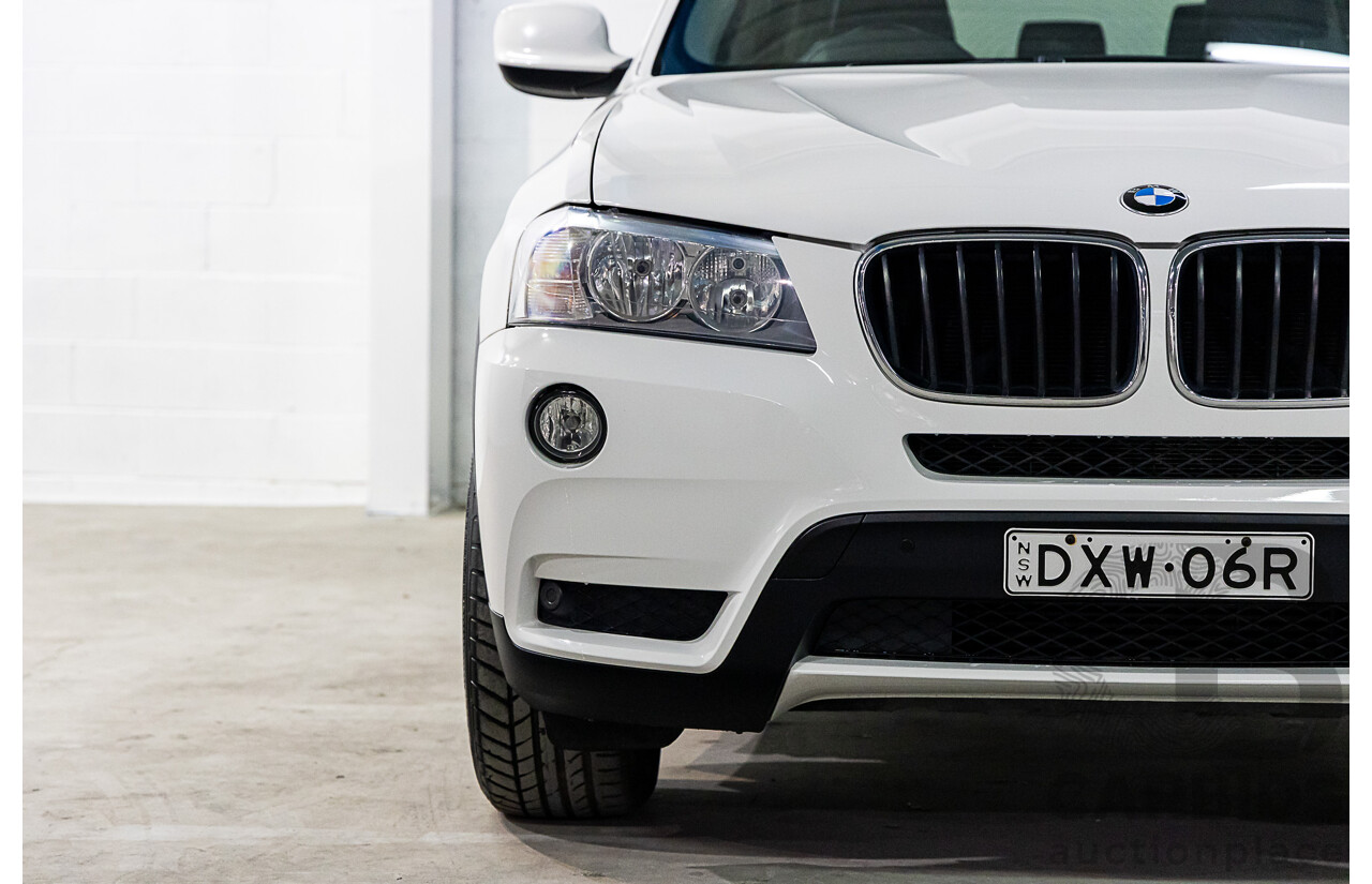 1/2012 Bmw X3 Xdrive 20i F25 4d Wagon Alpine White 2.0L