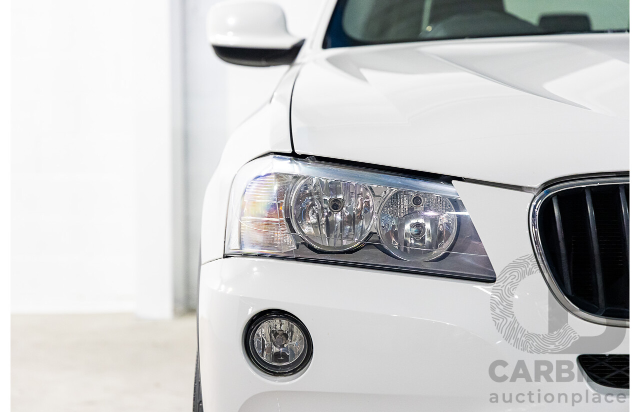 1/2012 Bmw X3 Xdrive 20i F25 4d Wagon Alpine White 2.0L