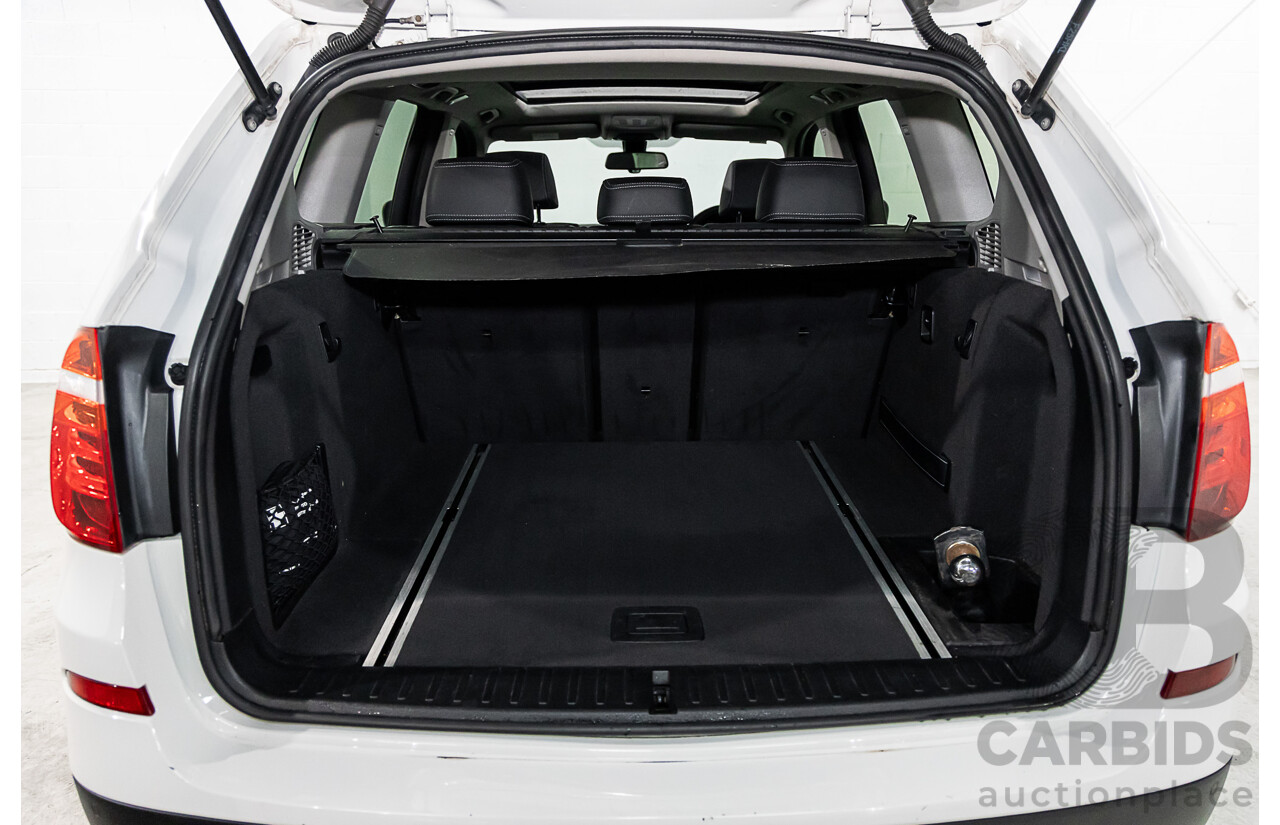 1/2012 Bmw X3 Xdrive 20i F25 4d Wagon Alpine White 2.0L