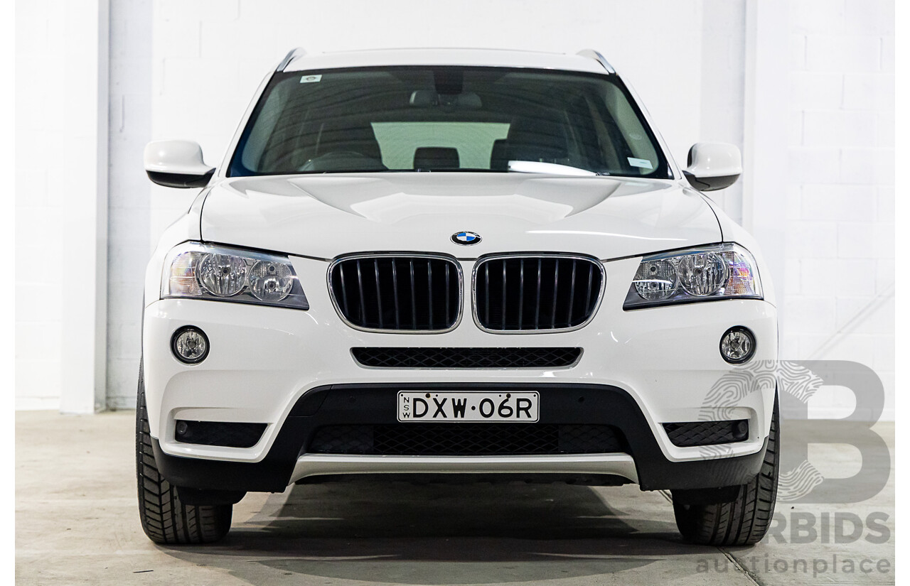 1/2012 Bmw X3 Xdrive 20i F25 4d Wagon Alpine White 2.0L