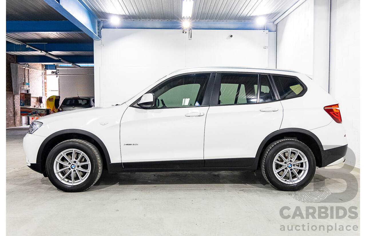 1/2012 Bmw X3 Xdrive 20i F25 4d Wagon Alpine White 2.0L