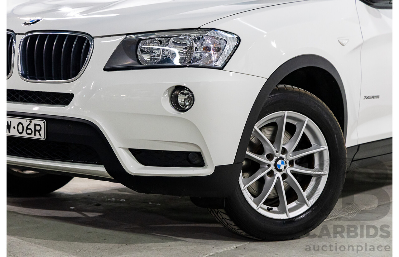 1/2012 Bmw X3 Xdrive 20i F25 4d Wagon Alpine White 2.0L