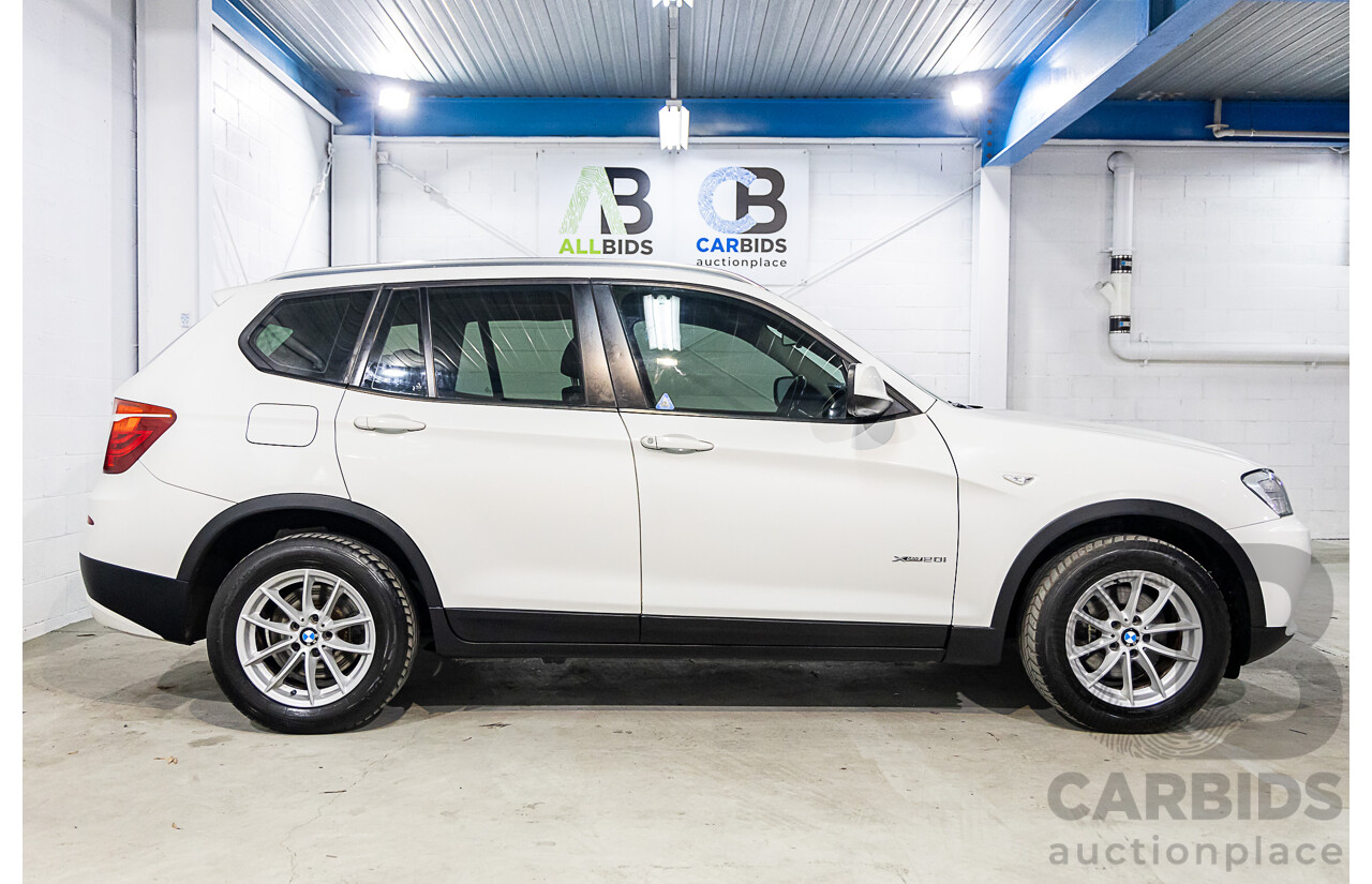 1/2012 Bmw X3 Xdrive 20i F25 4d Wagon Alpine White 2.0L
