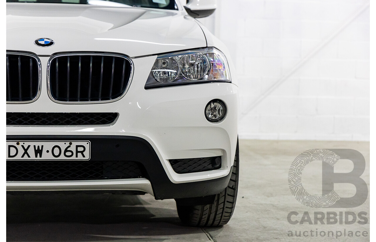 1/2012 Bmw X3 Xdrive 20i F25 4d Wagon Alpine White 2.0L