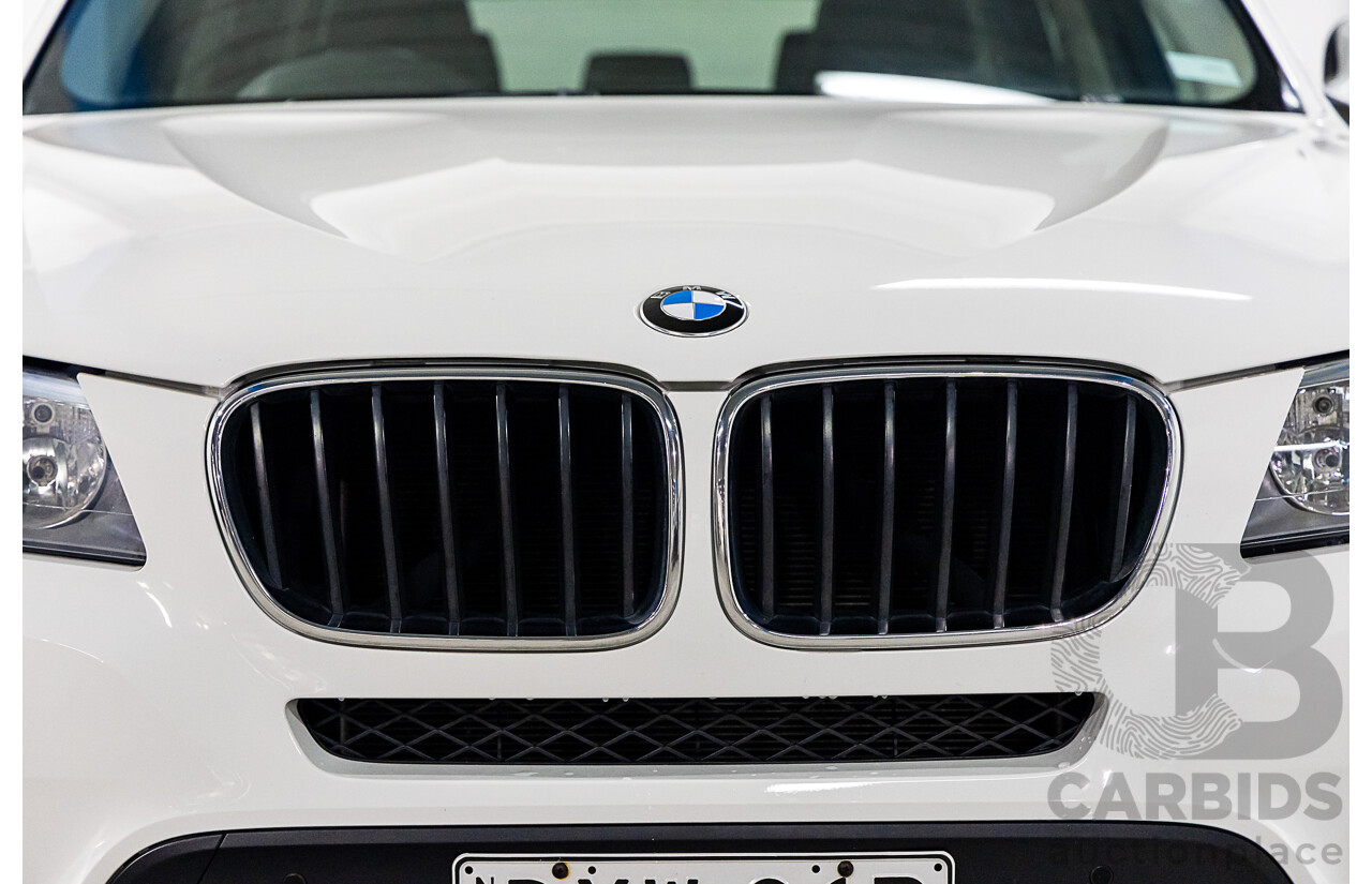 1/2012 Bmw X3 Xdrive 20i F25 4d Wagon Alpine White 2.0L