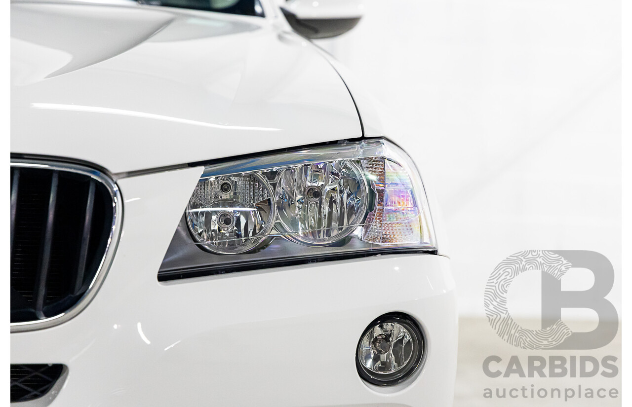 1/2012 Bmw X3 Xdrive 20i F25 4d Wagon Alpine White 2.0L