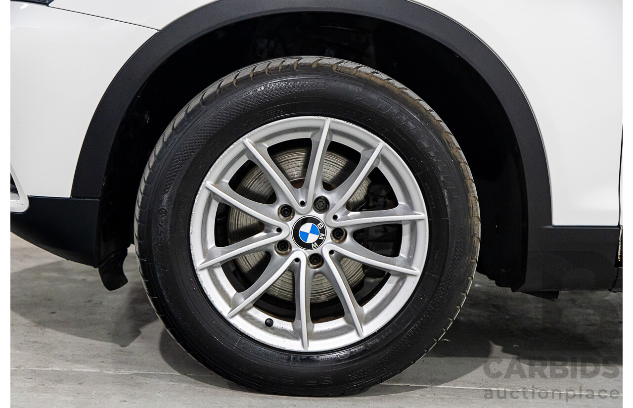 1/2012 Bmw X3 Xdrive 20i F25 4d Wagon Alpine White 2.0L