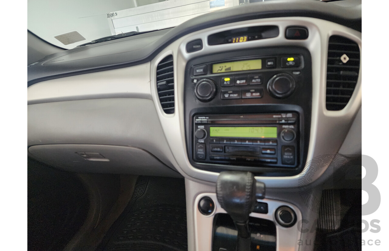 05/2004 Toyota Kluger CVX (4x4) 4WD MCU28R 4D Wagon Silver 3.3L