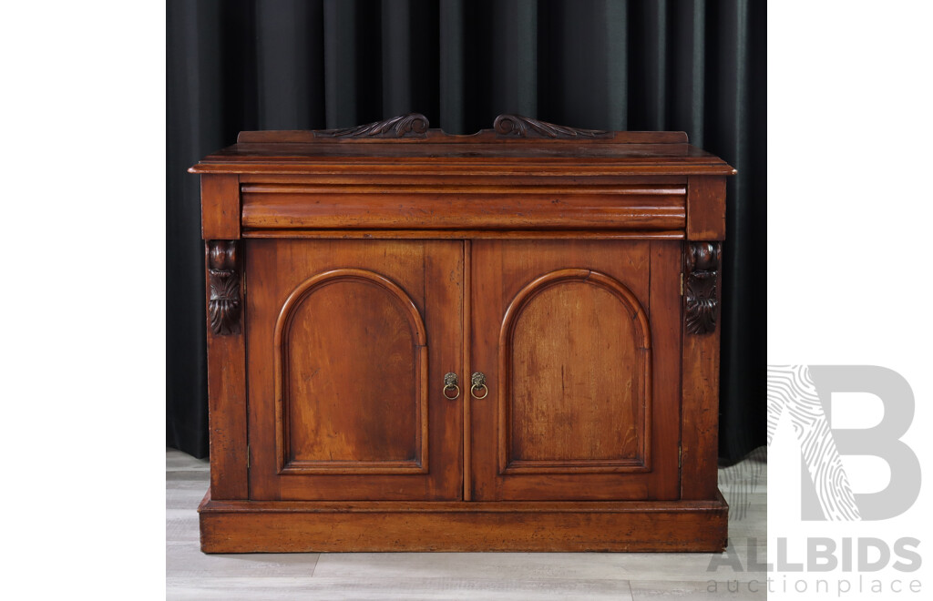 Victorian Cedar Two Door Credenza