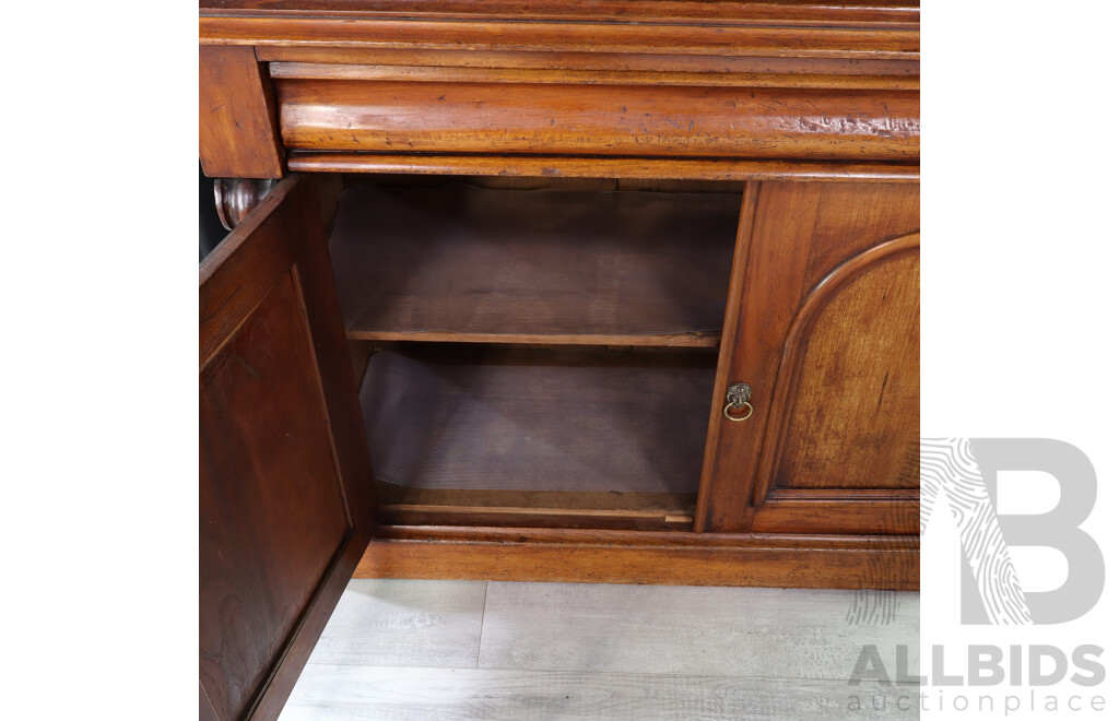 Victorian Cedar Two Door Credenza
