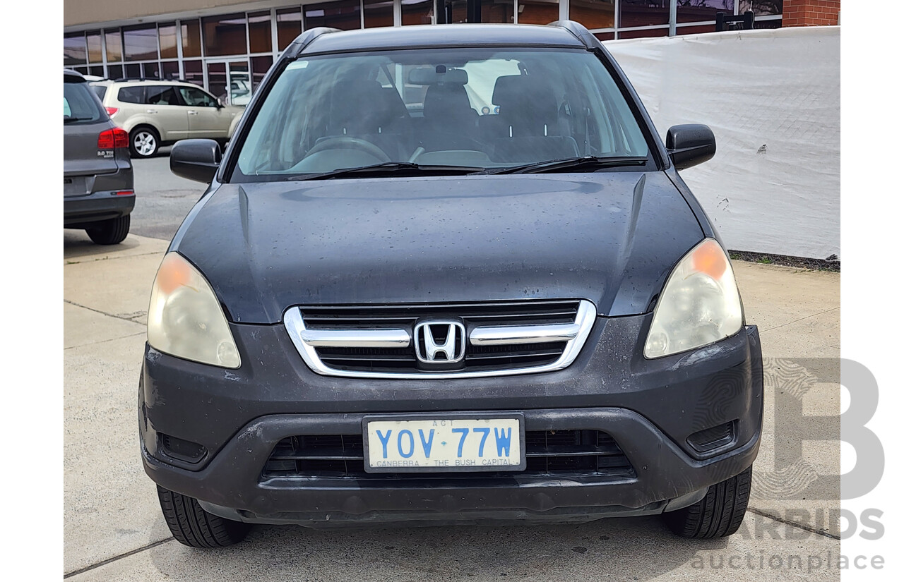 2/2004 Honda CRV (4x4) MY04 4d Wagon Black 2.4L