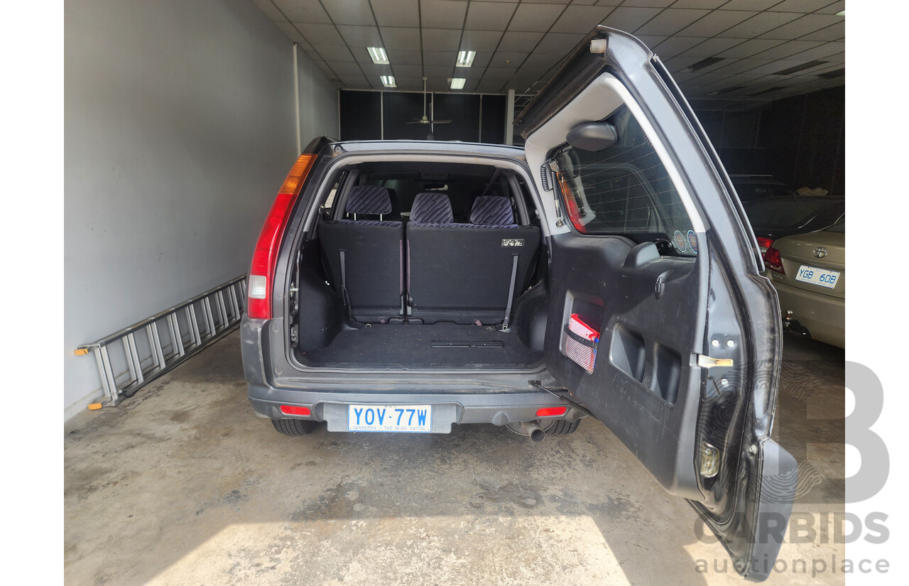 2/2004 Honda CRV (4x4) MY04 4d Wagon Black 2.4L