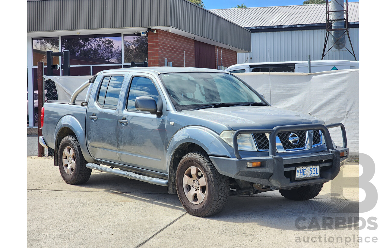 6/2010 Nissan Navara ST (4x4) D40 Dual Cab P/Up Grey 2.5L
