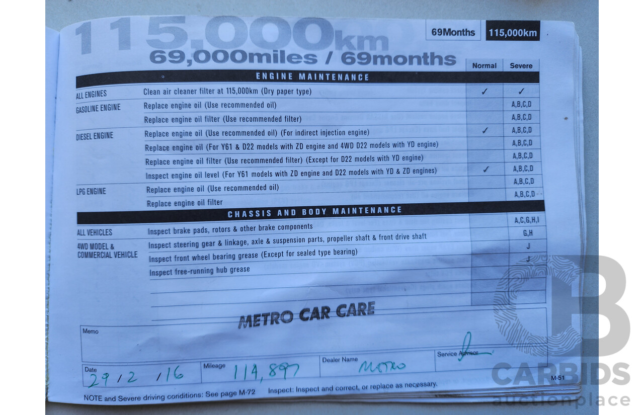 6/2010 Nissan Navara ST (4x4) D40 Dual Cab P/Up Grey 2.5L