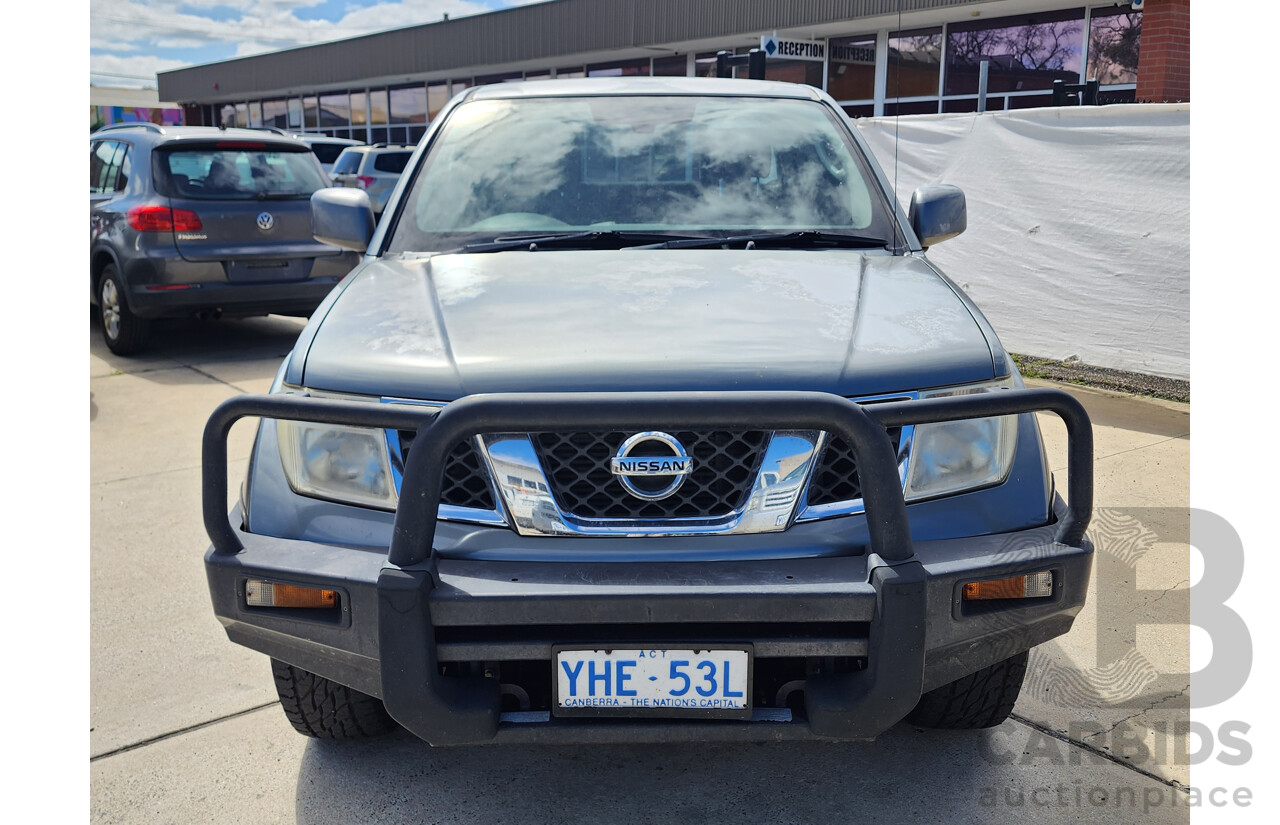 6/2010 Nissan Navara ST (4x4) D40 Dual Cab P/Up Grey 2.5L