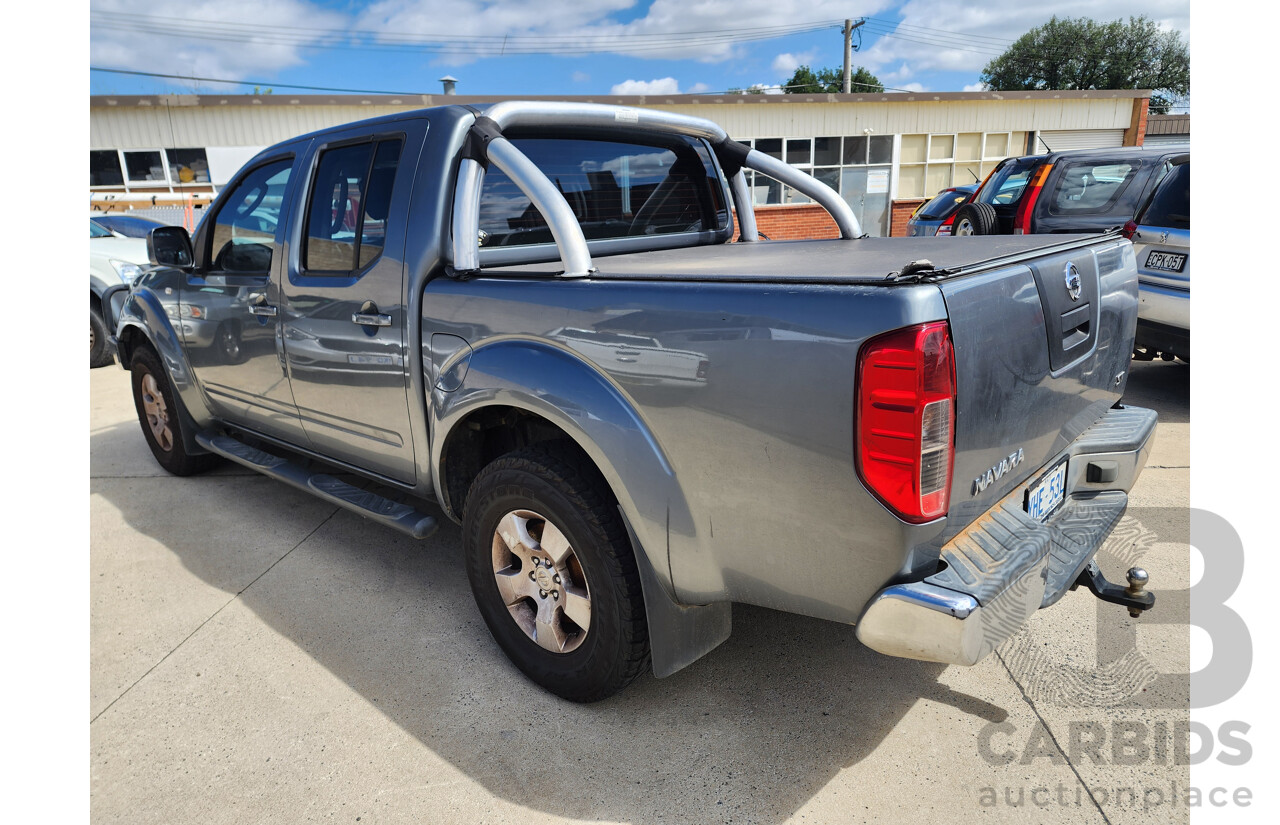 6/2010 Nissan Navara ST (4x4) D40 Dual Cab P/Up Grey 2.5L