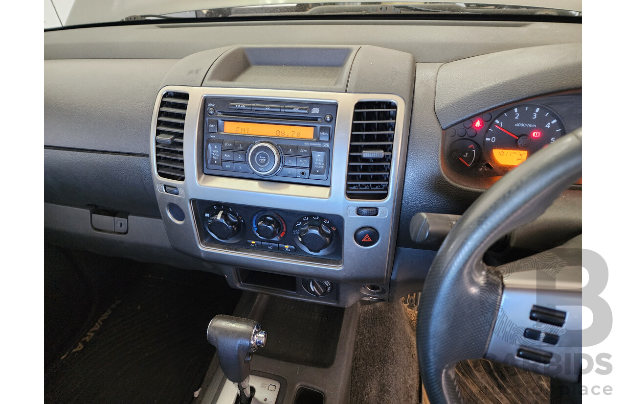 6/2010 Nissan Navara ST (4x4) D40 Dual Cab P/Up Grey 2.5L