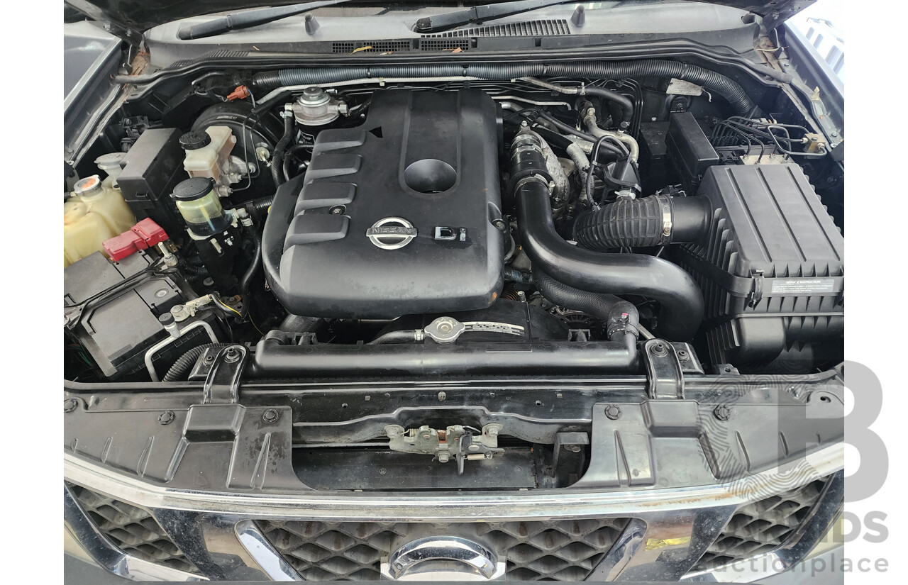 6/2010 Nissan Navara ST (4x4) D40 Dual Cab P/Up Grey 2.5L